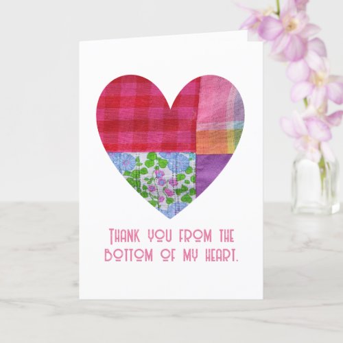 Thank You from the Bottom of My Heart custom Card