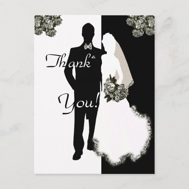 Thank You from the Bride and Groom Cards (Front)
