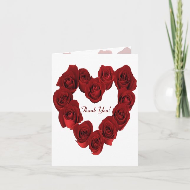 Thank You from the Bride and Groom (Custom Order) Card (Front)