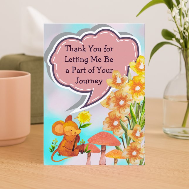 Thank You From Your Therapist – Nature Design Card (Creator Uploaded)