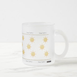 Thank You Frosted Glass Coffee Mug