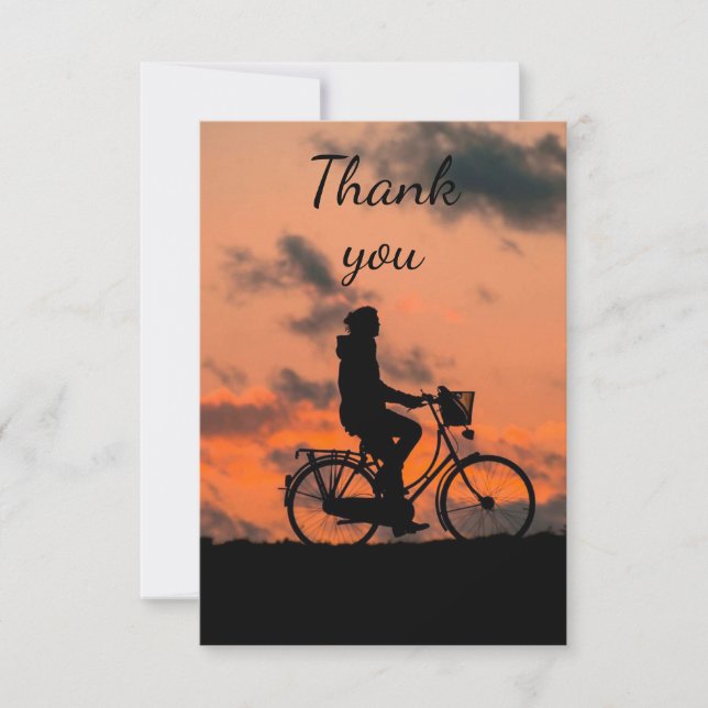 Thank You Fun Bike Riding Cycle (Front)