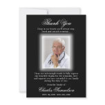 Thank You Funeral Sympathy Black White | PHOTO Thank You Funeral Sympathy Black White | PHOTO