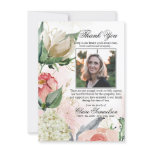 Thank You Funeral Sympathy Pink Floral | PHOTO Thank You Funeral Sympathy Pink Floral | PHOTO
