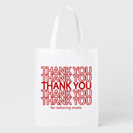 thank you reusable bag