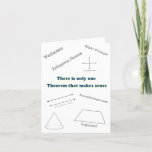 Thank You Geometry Math Teacher Card<br><div class="desc">Thank You Geometry Math Teacher card to thank your math teacher.</div>