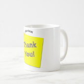 Thank You Gift For Man - Sticky Note -Customizable Coffee Mug (Front Right)