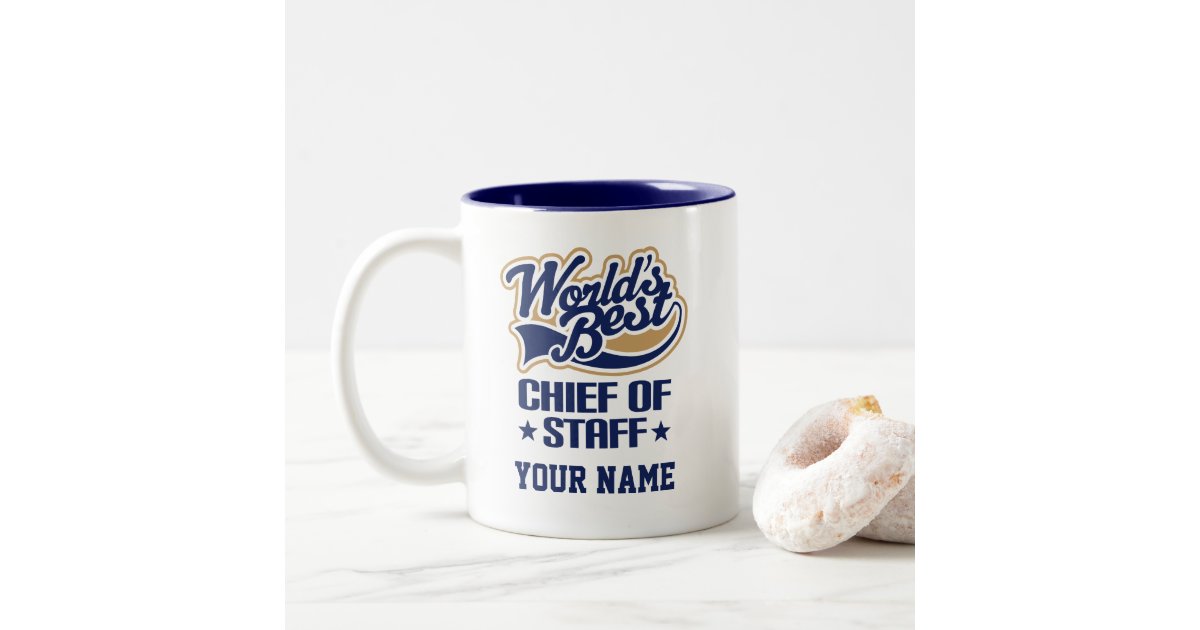 Thank You Gift Idea For Chief of Staff Two-Tone Coffee Mug | Zazzle