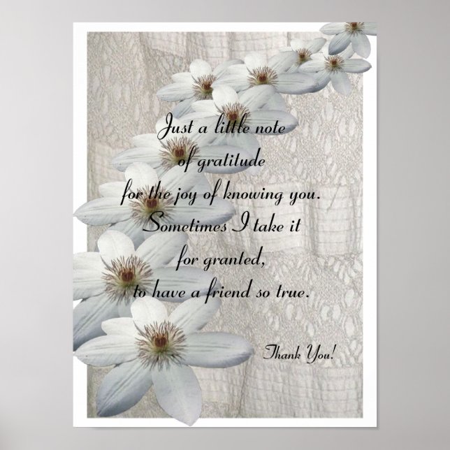 Thank You Gift - Poster Verse (Front)