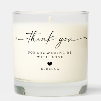 Thank You Gift Scented Jar Candle