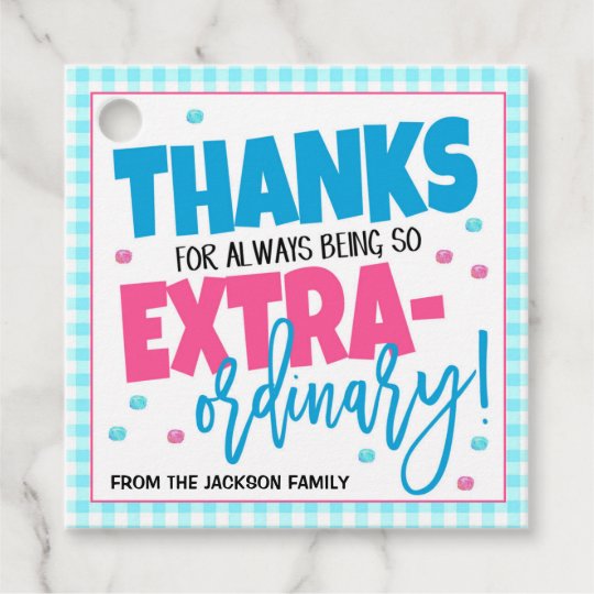 Thank You Gift Tag | Zazzle.com