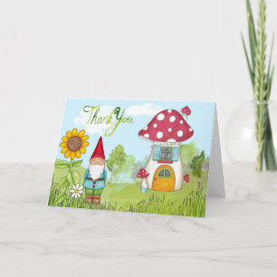 Thank You Gnome Greeting Card