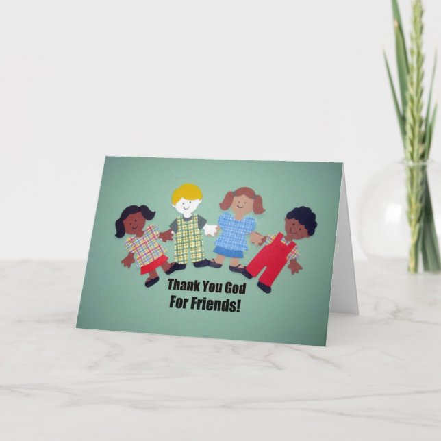 Thank You God For Friends (Front)