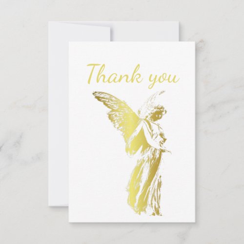 Thank You Gold Angel Spiritual