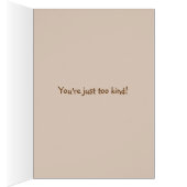 Thank You  - Golden Doodle - Window Cards (Inside (Right))