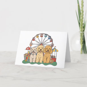 Thank You Goldendoodle Dogs At A Carnival