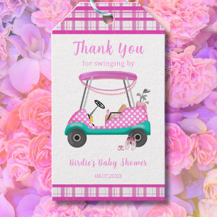 Thank You Golf Cart Baby Supplies Baby Shower  Gift Tags