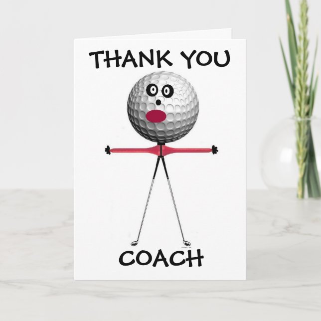 Thank You Golf Coach (Front)