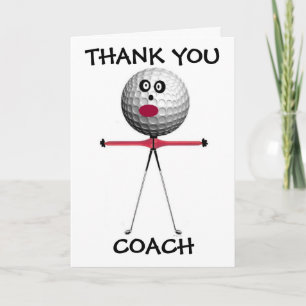 Thank You Golf Coach