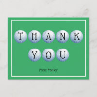 Thank You Golf Custom Personalized