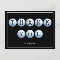Thank You Golf Custom Personalized