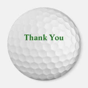 Thank You Golf Gift Magnet