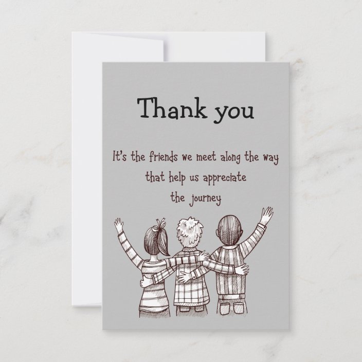 Thank You Good Friend Quote | Zazzle.com