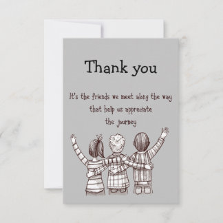 Thank You Good Friend Quote Card