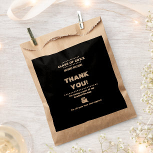 Thank You Graduation Party Custom Favor Bag