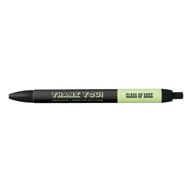 Thank You | Graduation Party Custom Favor Pens (Front)