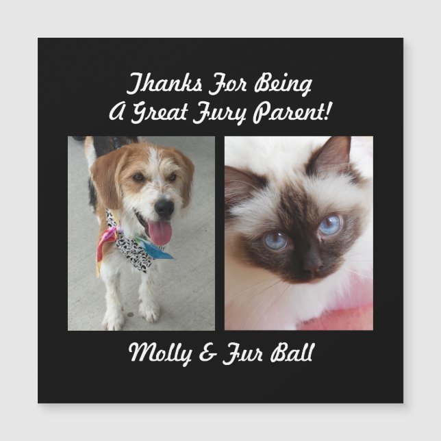 Thank You Great Fury Parent DIY Pet Message &Name3 (Front)