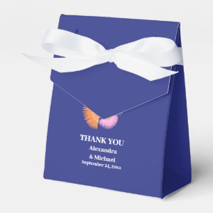 Thank You Greece Santorini Wedding Favor Boxes