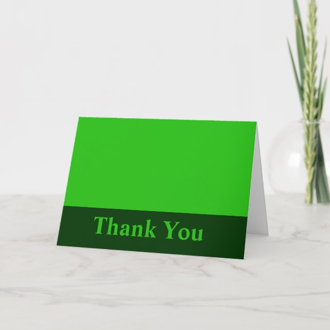 Thank You green color (Front)