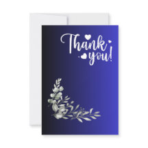 Thank you greeting card