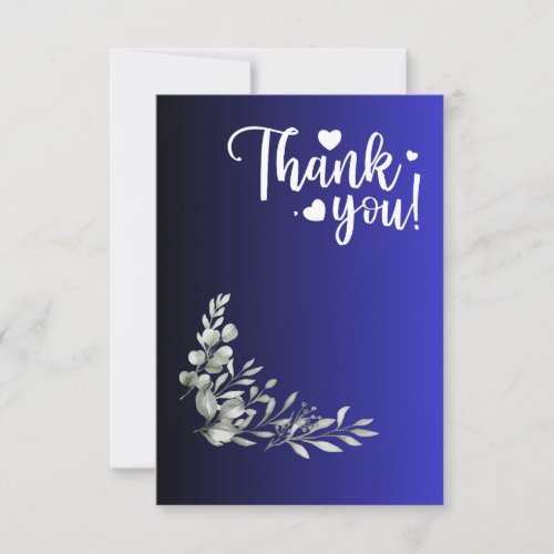 Thank you greeting card 