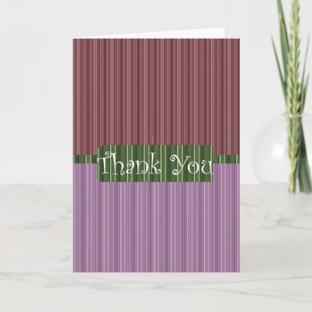 Thank You Greeting Card (Front)