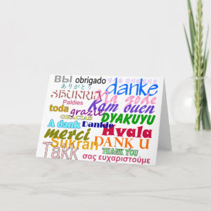 Thank You Greeting Card