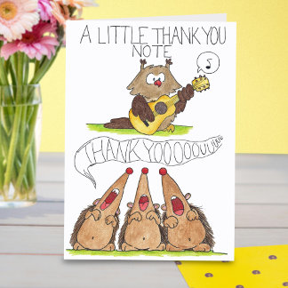 THANK YOU greeting card by Nicole Janes