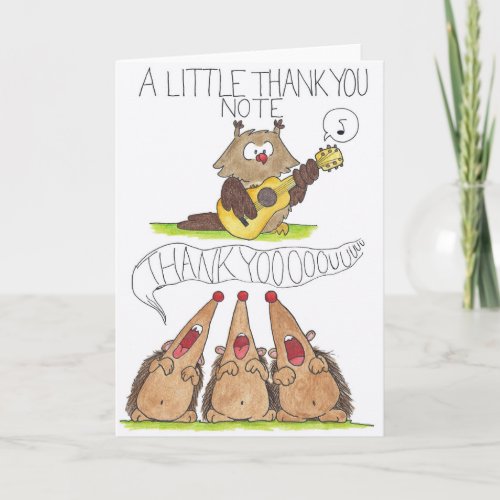 THANK YOU greeting card by Nicole Janes