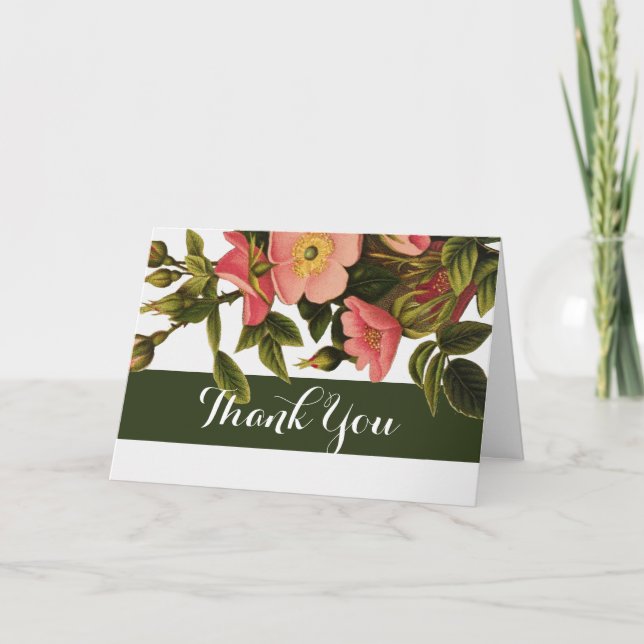 Thank You Greeting Card Custom Template (Front)