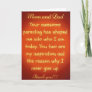 Thank You Greeting Card for Mom & Dad