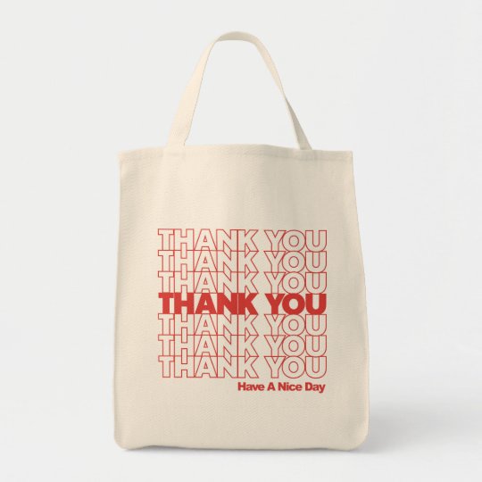 Thank You grocery bag | Zazzle.com