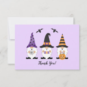 Thank You Halloween Gnomes Purple Orange