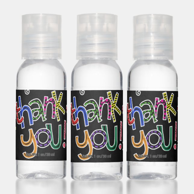 **THANK YOU** HAND SANTIZER (GREAT FAVOR IDEA) HAND SANITIZER (Set)