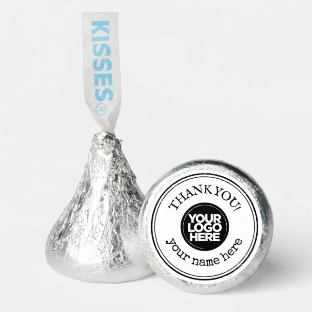 Thank You | Handmade Minimal Business Logo Hershey®'s Kisses® (Front)