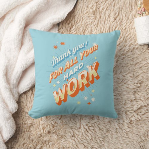 Thank You Happy Administrative Professionals Throw Pillow
