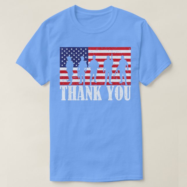 Thank You Happy Patriots Day  T-Shirt (Design Front)