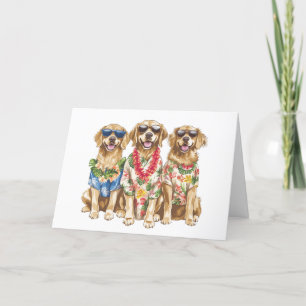 Thank You Hawaiian Golden Retriever Dogs