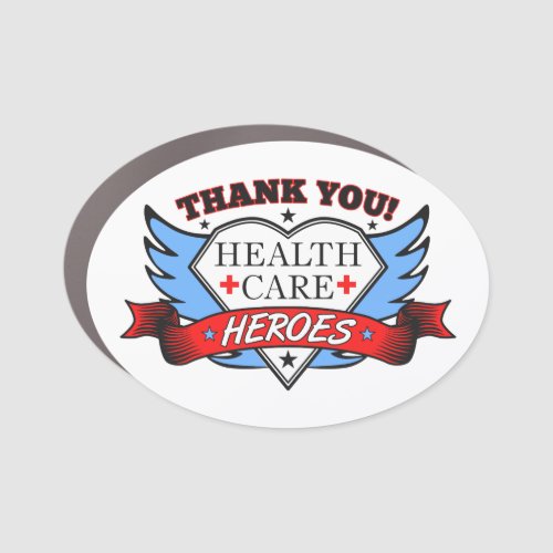 Thank You Health Care Heroes Car Magnet