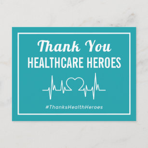 Thank You Health Care Workers Postcard